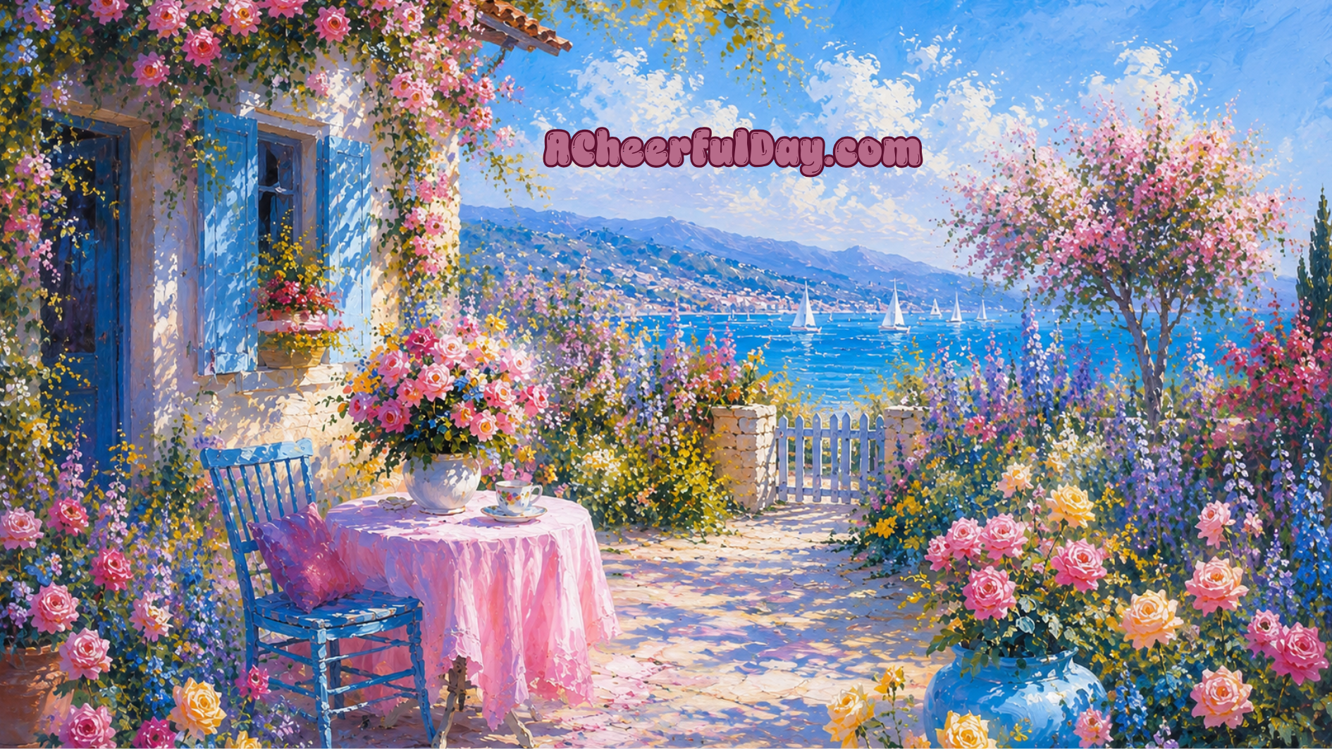 A Cheerful Day Begins with Beauty
